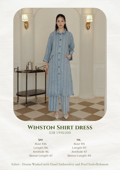 WINSTON SHIRT DRESS (ARRAY SOFT VOWS)