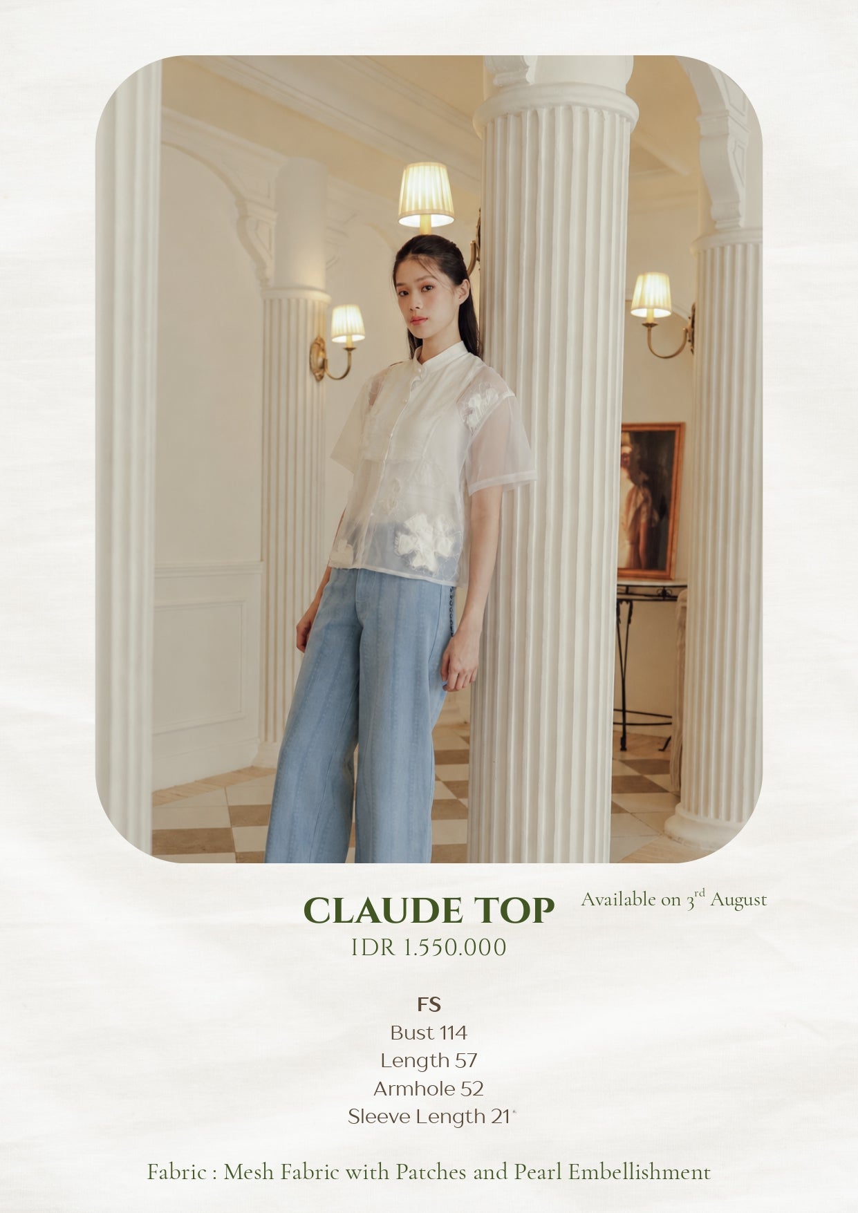 CLAUDE TOP (ARRAY SOFT VOWS)