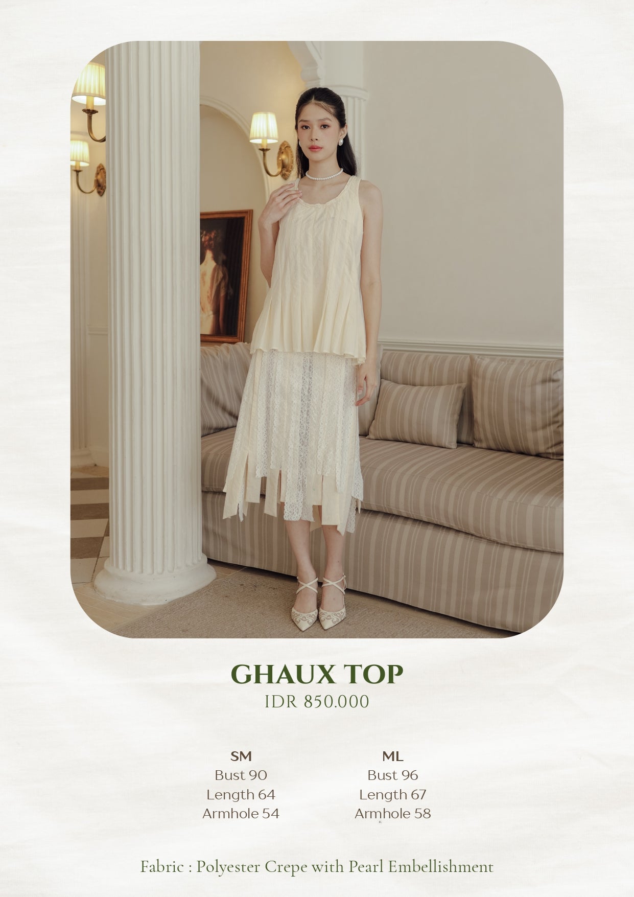 GHAUX TOP  (ARRAY SOFT VOWS)