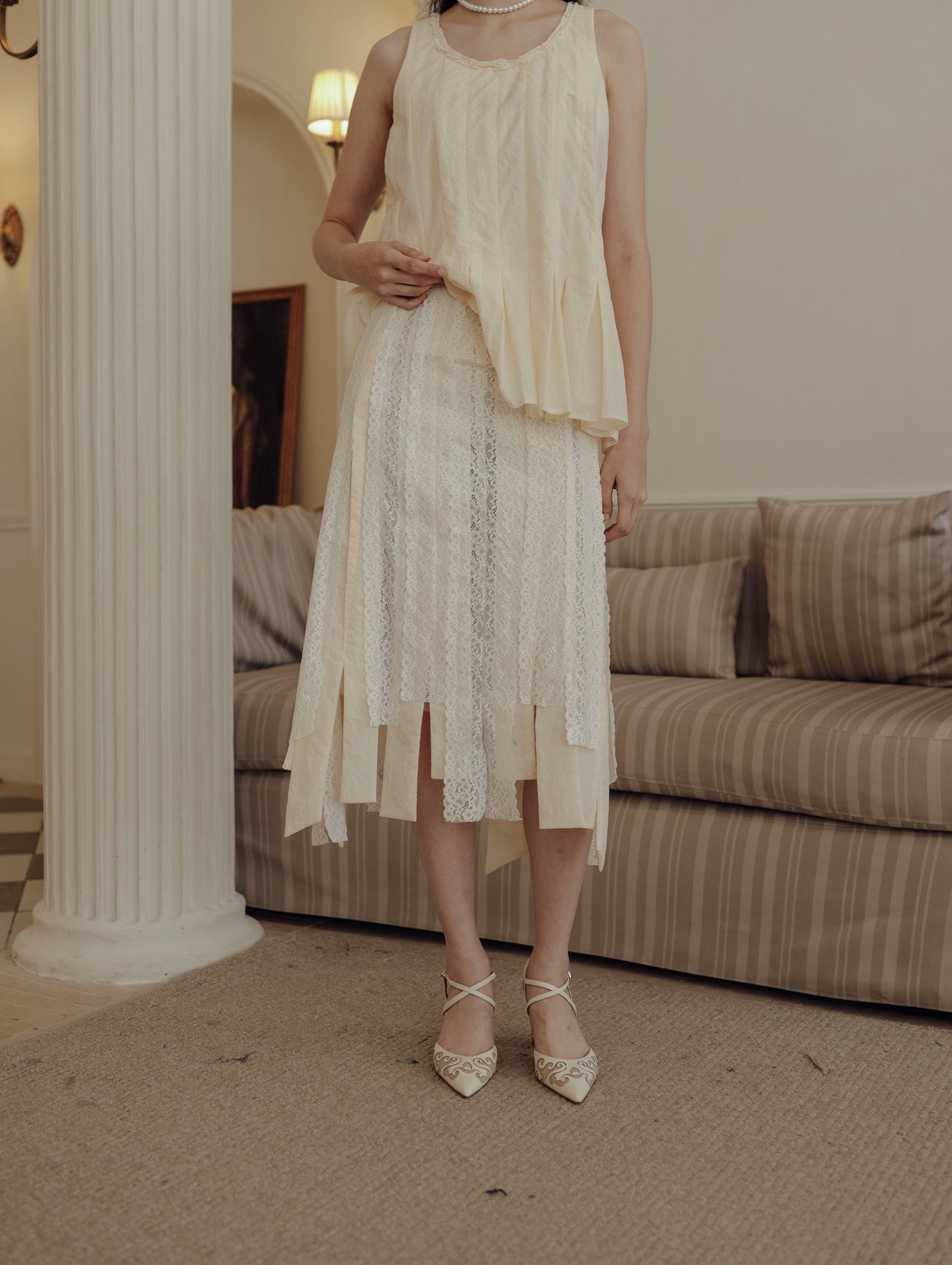 GHAUX SKIRT  (ARRAY SOFT VOWS)