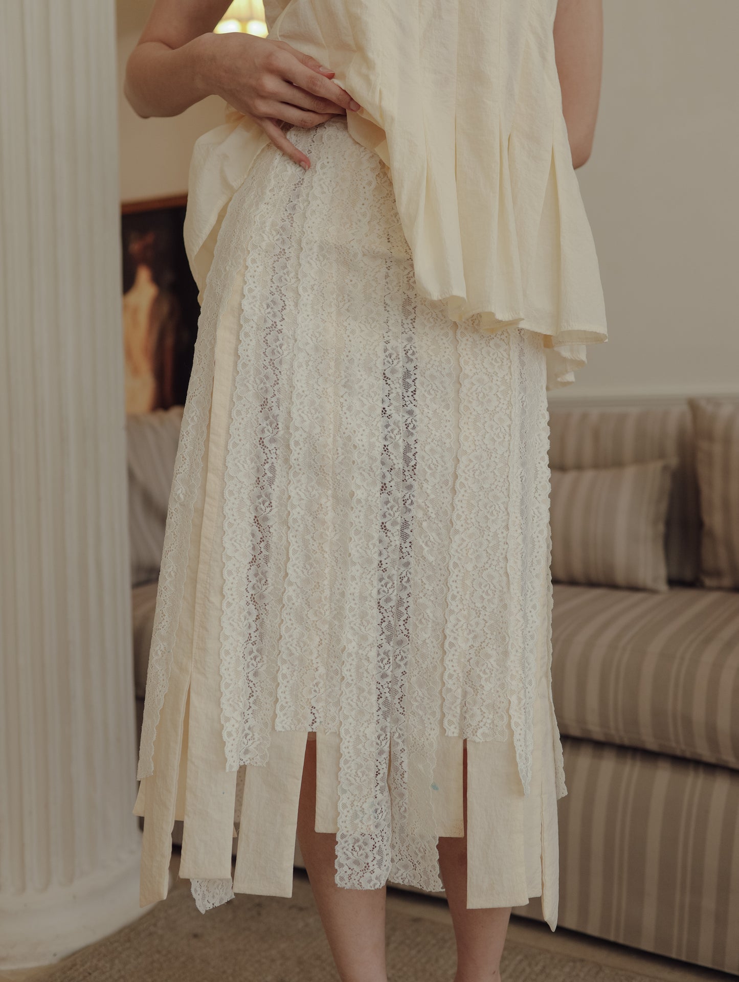 GHAUX SKIRT  (ARRAY SOFT VOWS)