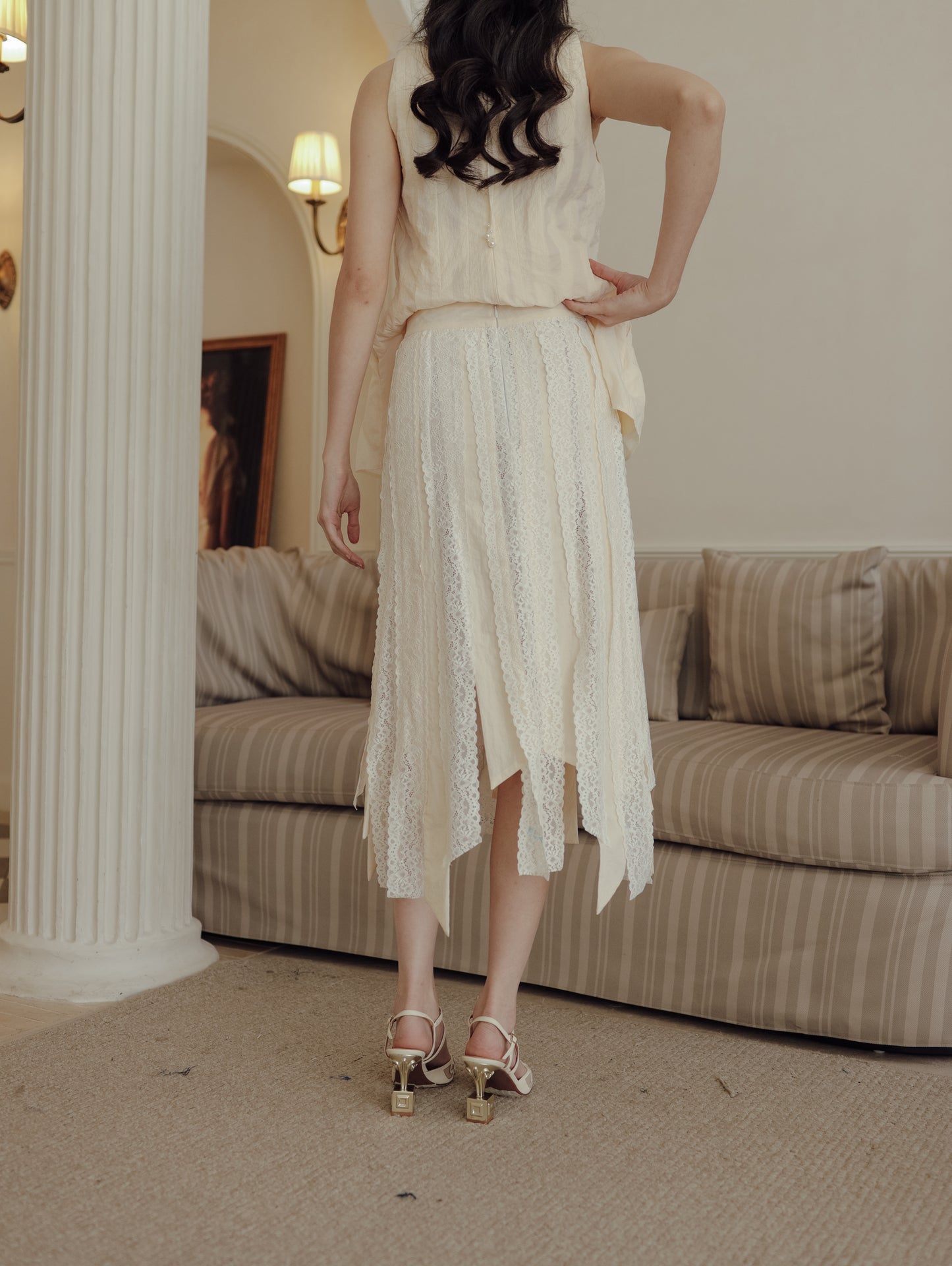 GHAUX SKIRT  (ARRAY SOFT VOWS)