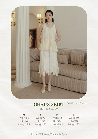 GHAUX SKIRT  (ARRAY SOFT VOWS)