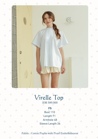 VIRELLE TOP (DAYOFF BUTTER SKIES)