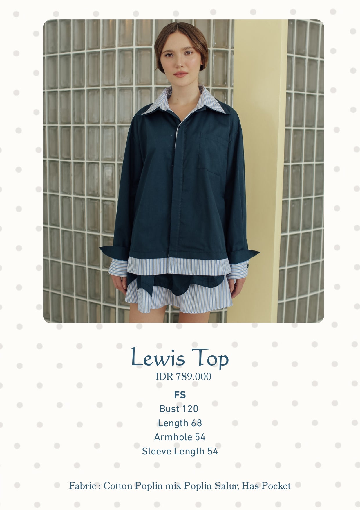 LEWIS TOP (DAYOFF BUTTER SKIES)