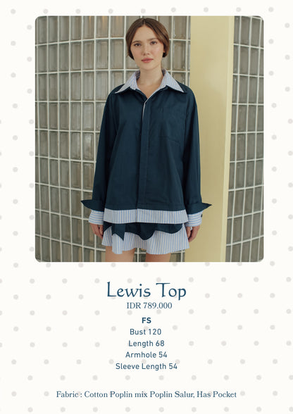 LEWIS TOP (DAYOFF BUTTER SKIES)