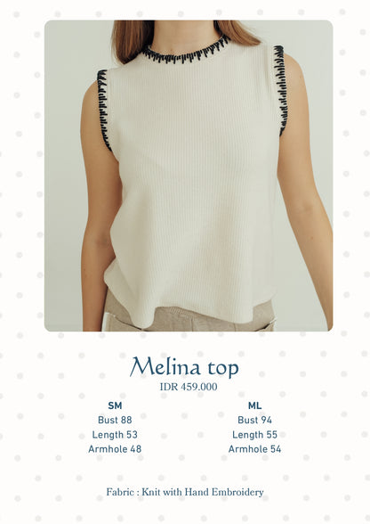 MELINA TOP (DAYOFF BUTTER SKIES)