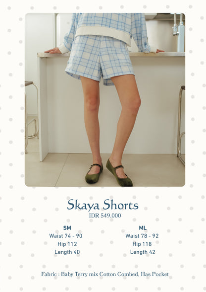 SKAYA SHORTS (DAYOFF BUTTER SKIES)