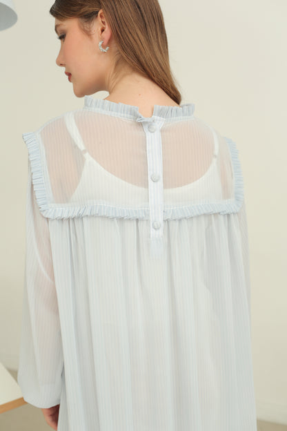 LUCINE DRESS (DAYOFF BUTTER SKIES)