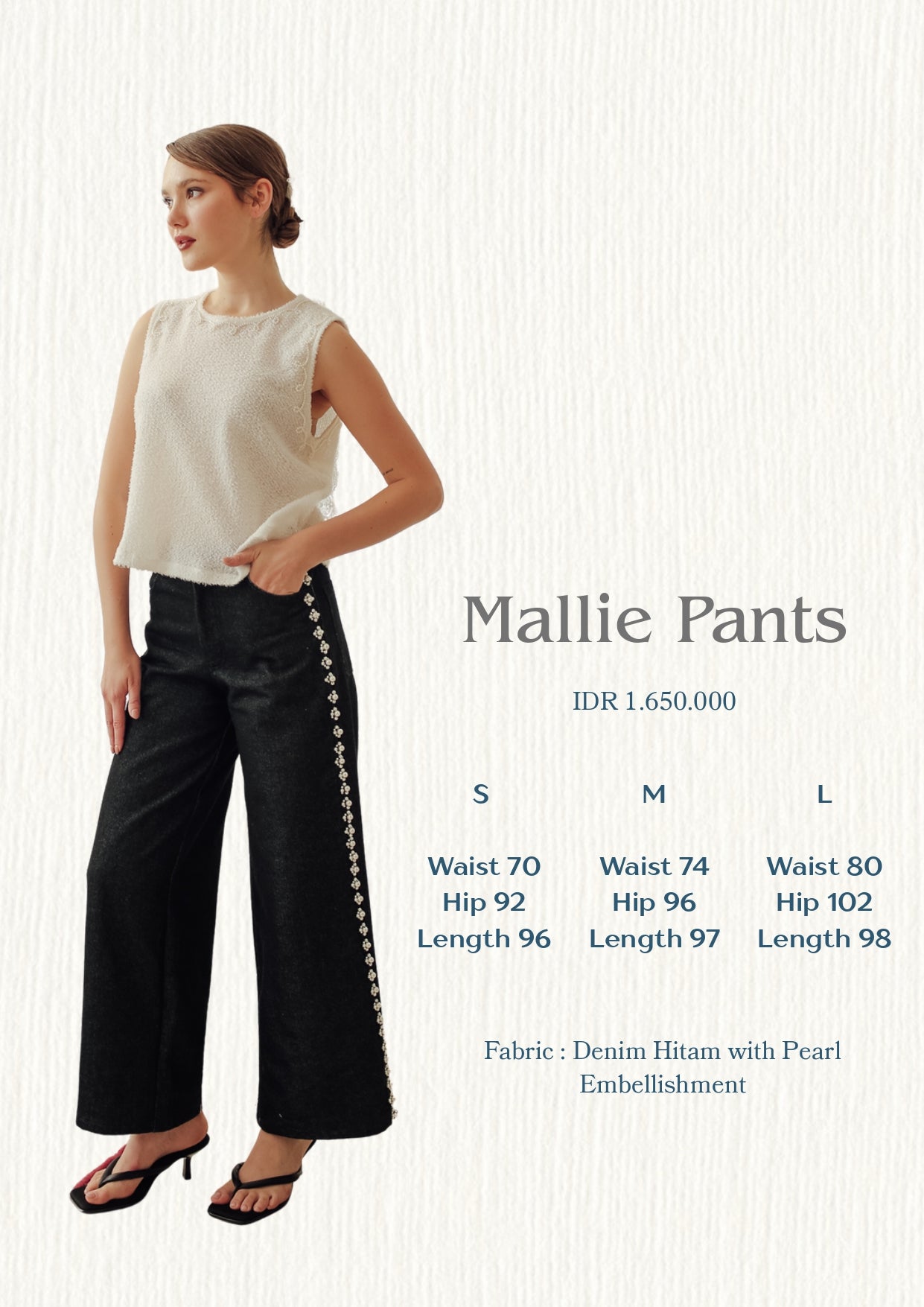 MALLIE PANTS (ARRAY IN THE LIGHT)