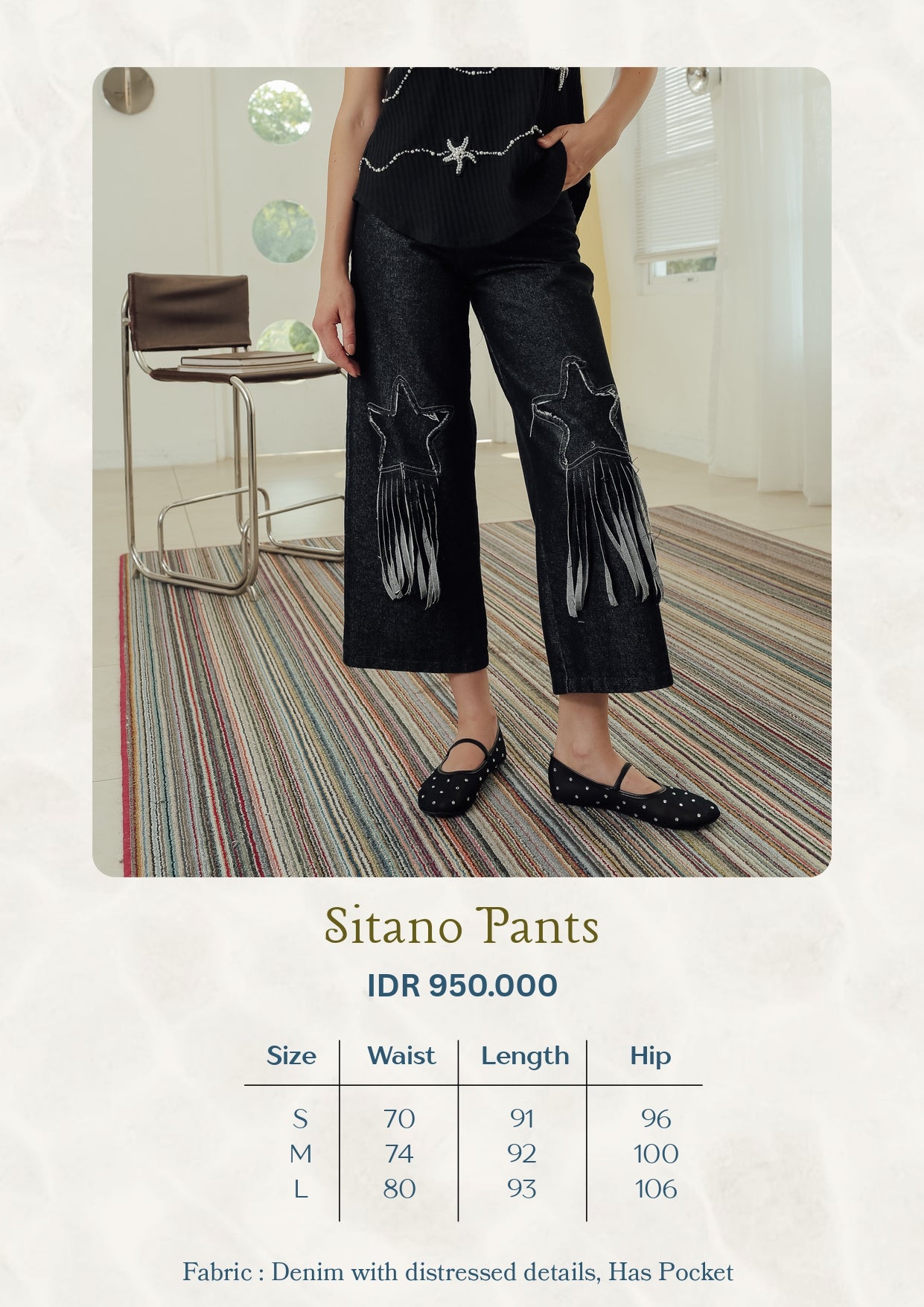 SITANO PANTS (ARRAY UNDER THE SUN)
