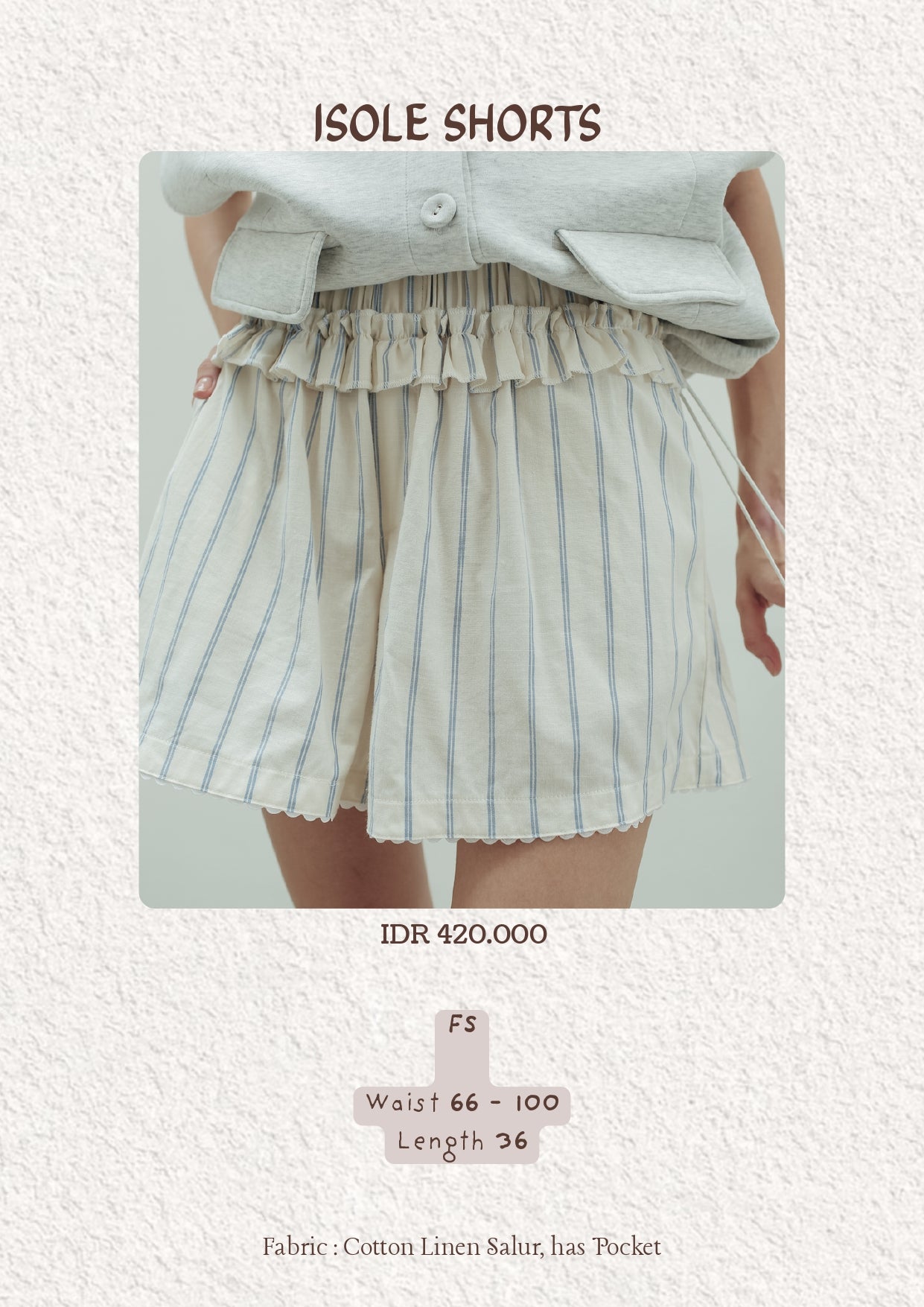 ISOLE SHORTS (DAYOFF DEAR SEPTEMBER)