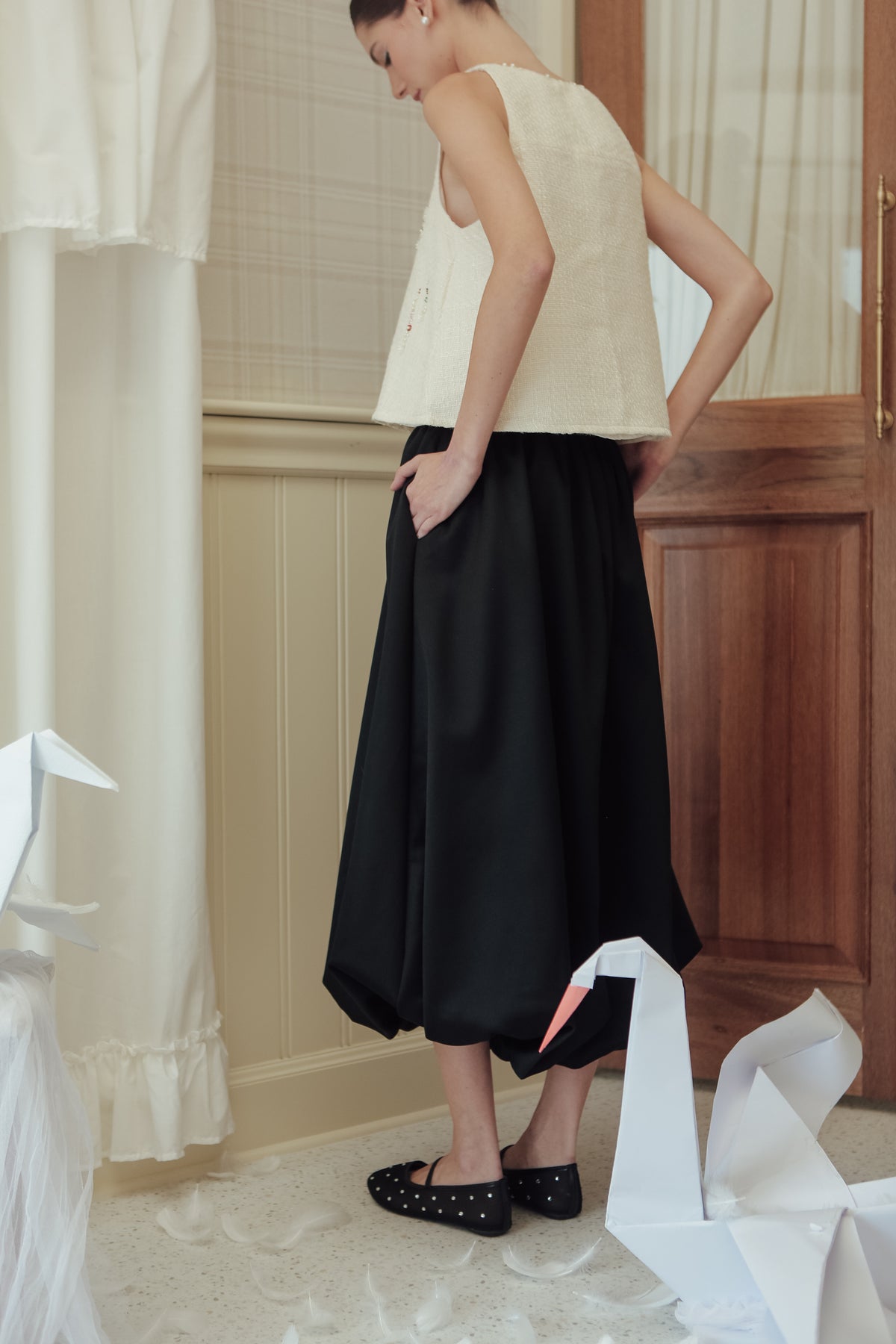 LISSE PANTS (ARRAY A SWAN'S TALE)