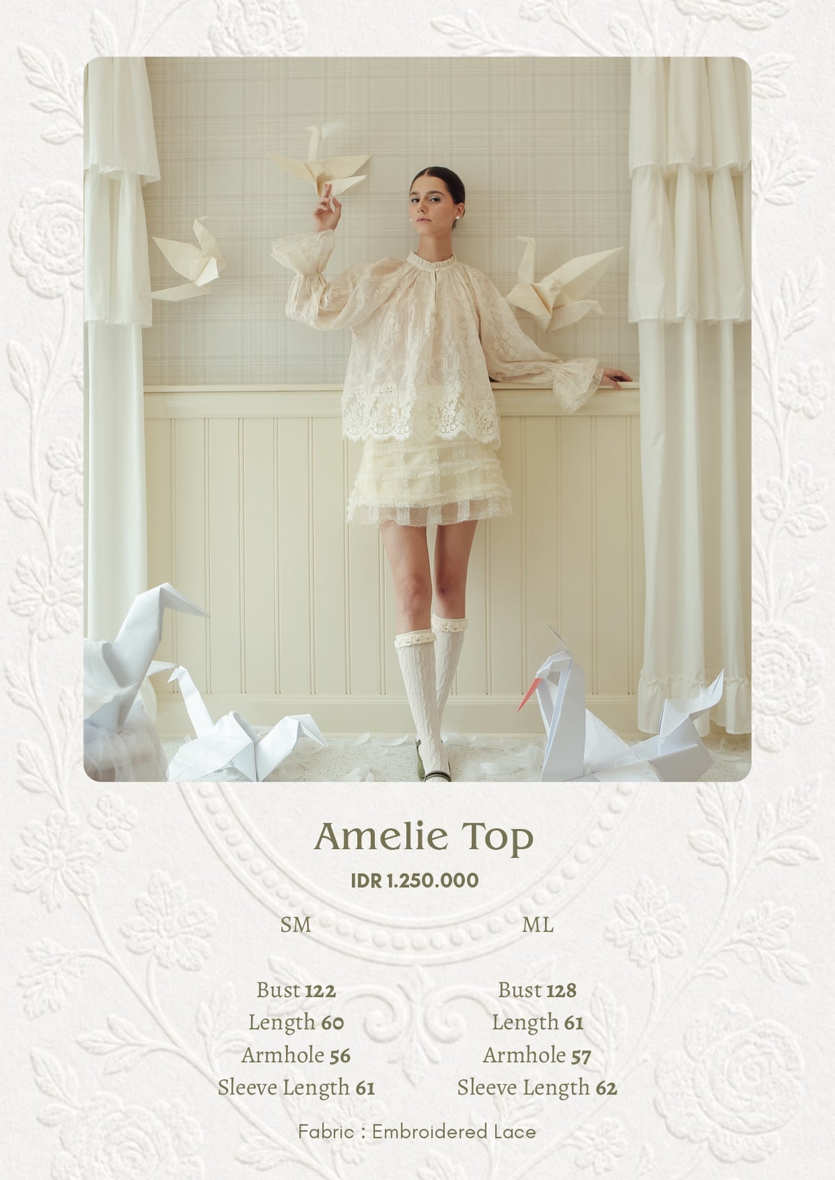 AMELIE TOP (ARRAY A SWAN'S TALE)