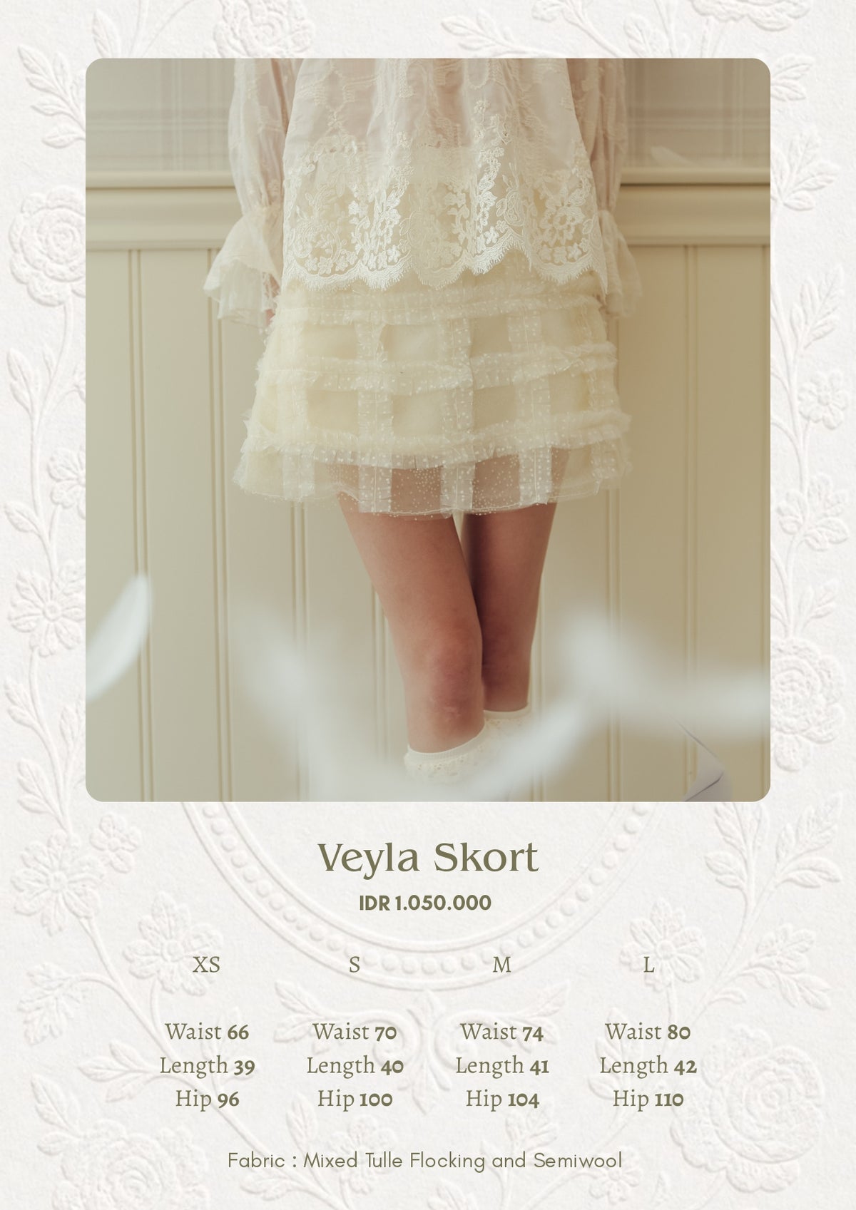 VEYLA SKORT (ARRAY A SWAN'S TALE)