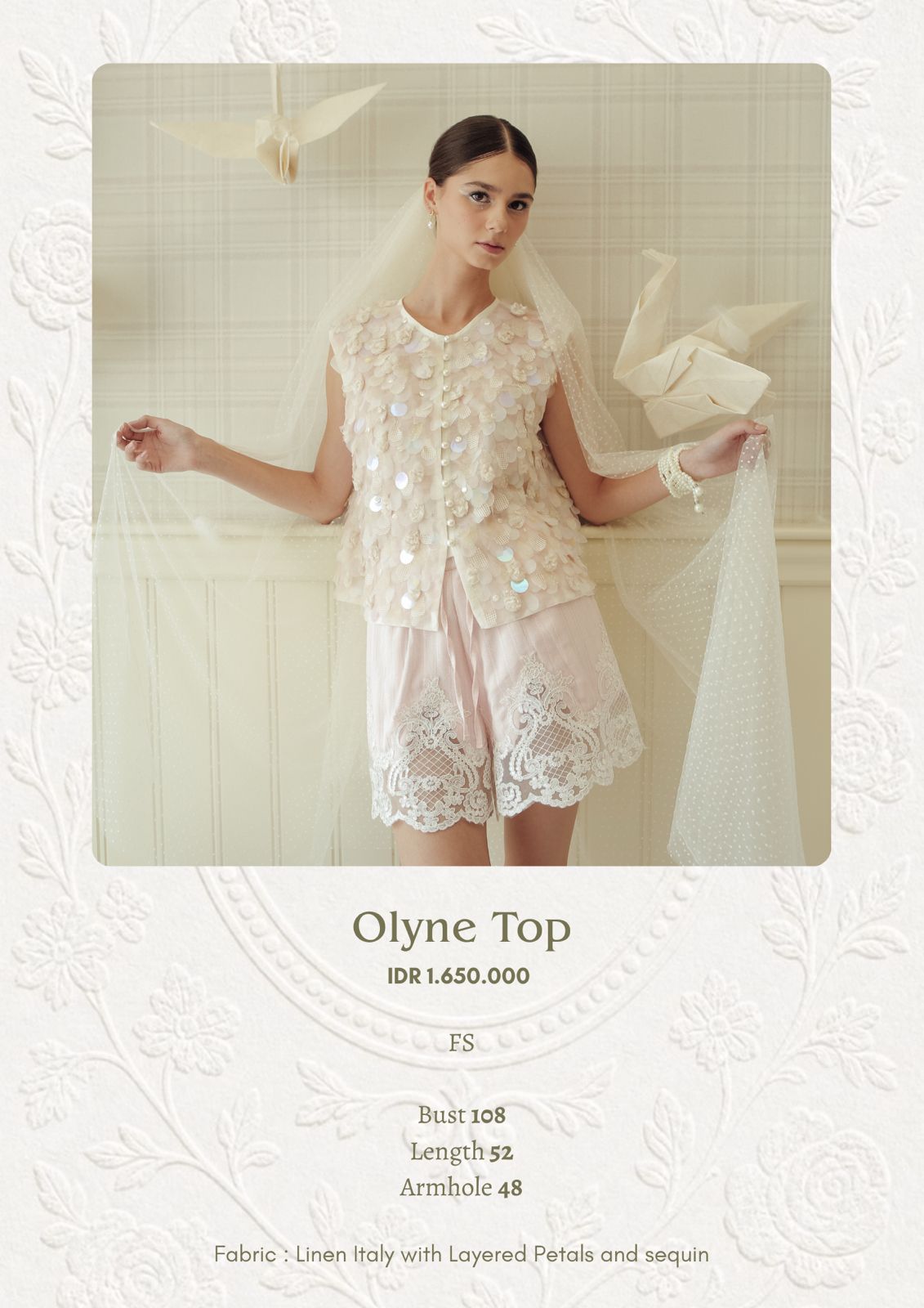OLYNE TOP (ARRAY A SWAN'S TALE)