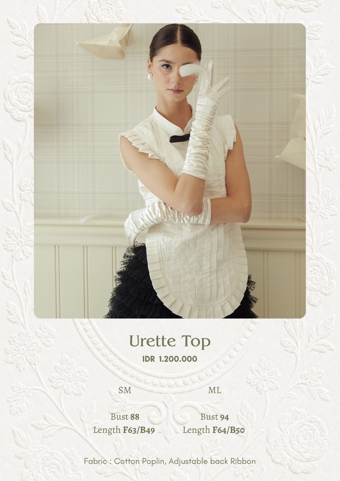 URETTE TOP (ARRAY A SWAN'S TALE)