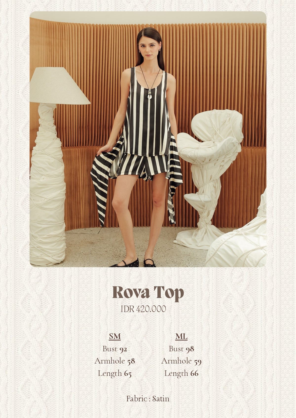 ROVA TOP  (DAYOFF THEREAFTER)