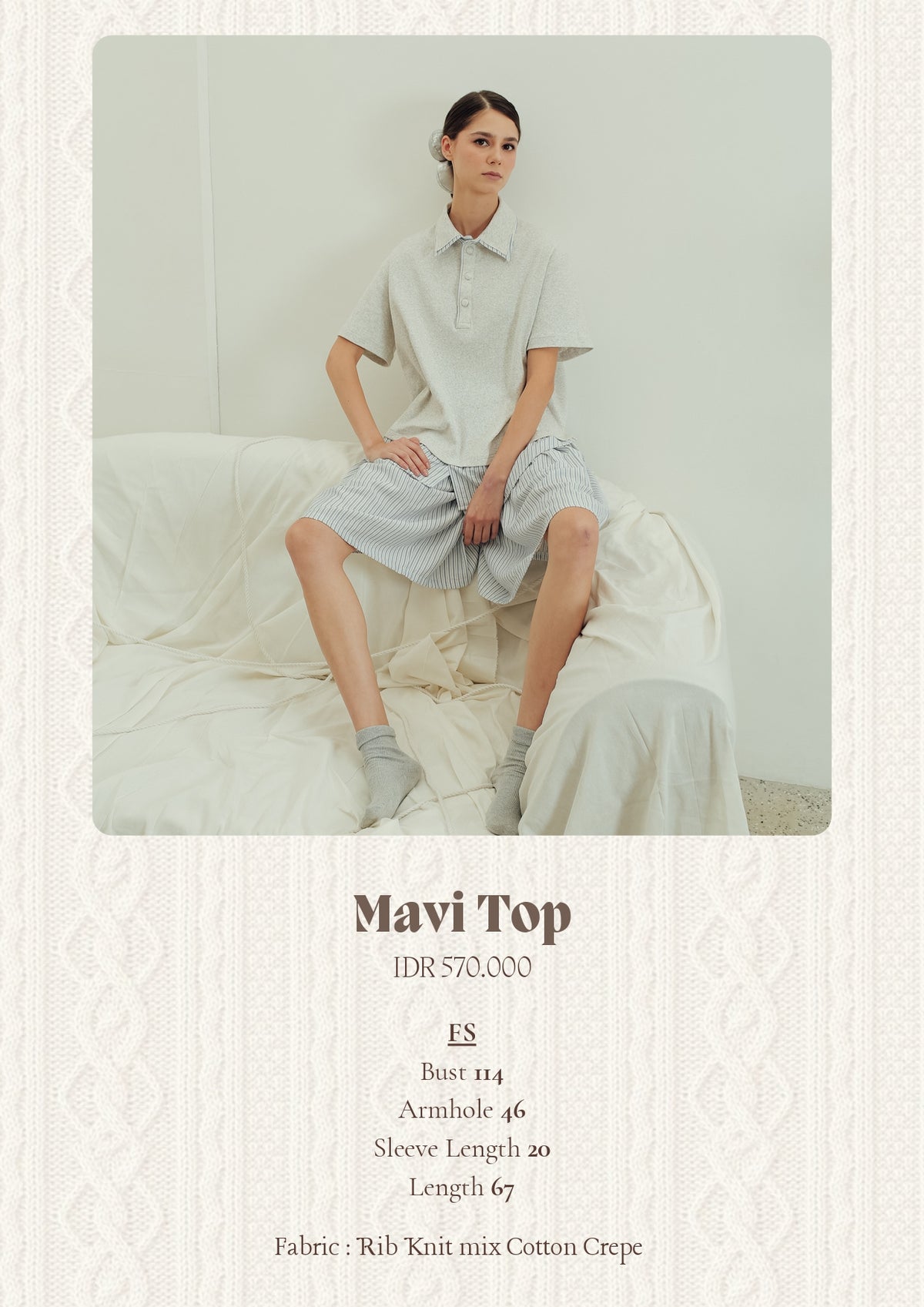 MAVI TOP  (DAYOFF THEREAFTER)