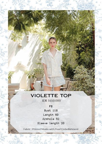 VIOLETTE TOP (ARRAY LES JARDIN)
