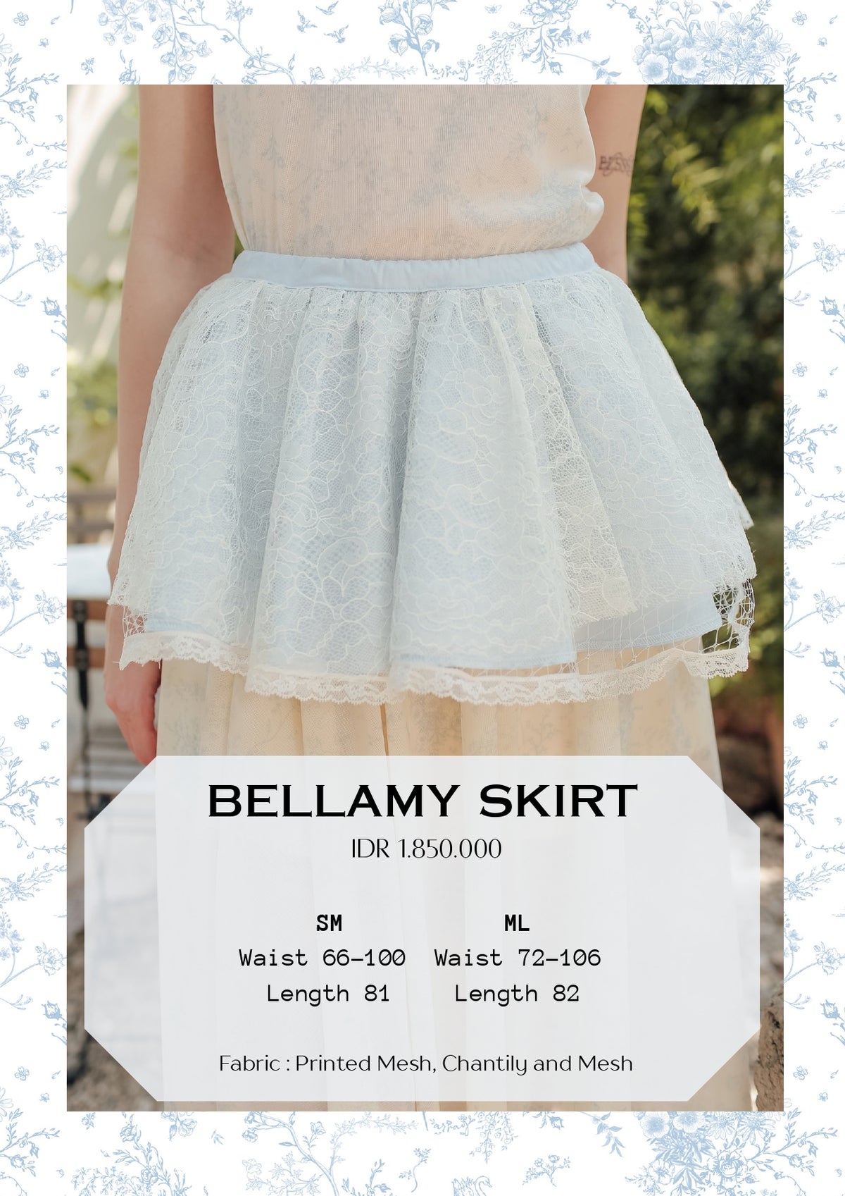 BELLAMY SKIRT (ARRAY LES JARDIN)