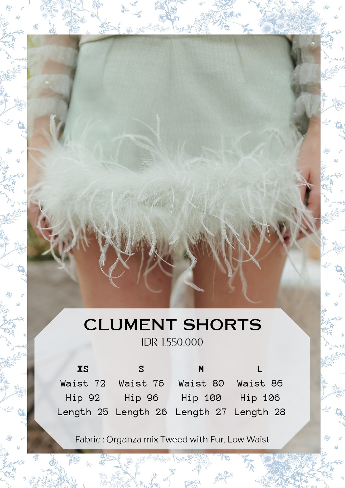 CLUMENT SHORTS (ARRAY LES JARDIN)