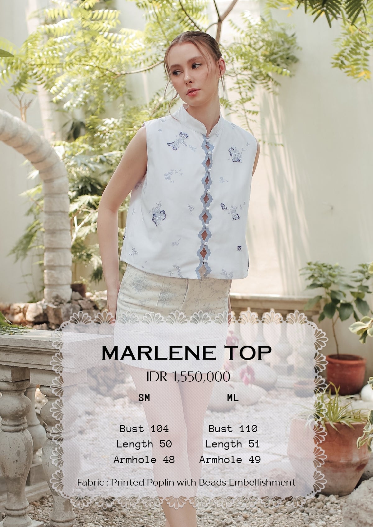 MARLENE TOP (ARRAY GARDEN FOR TWO)