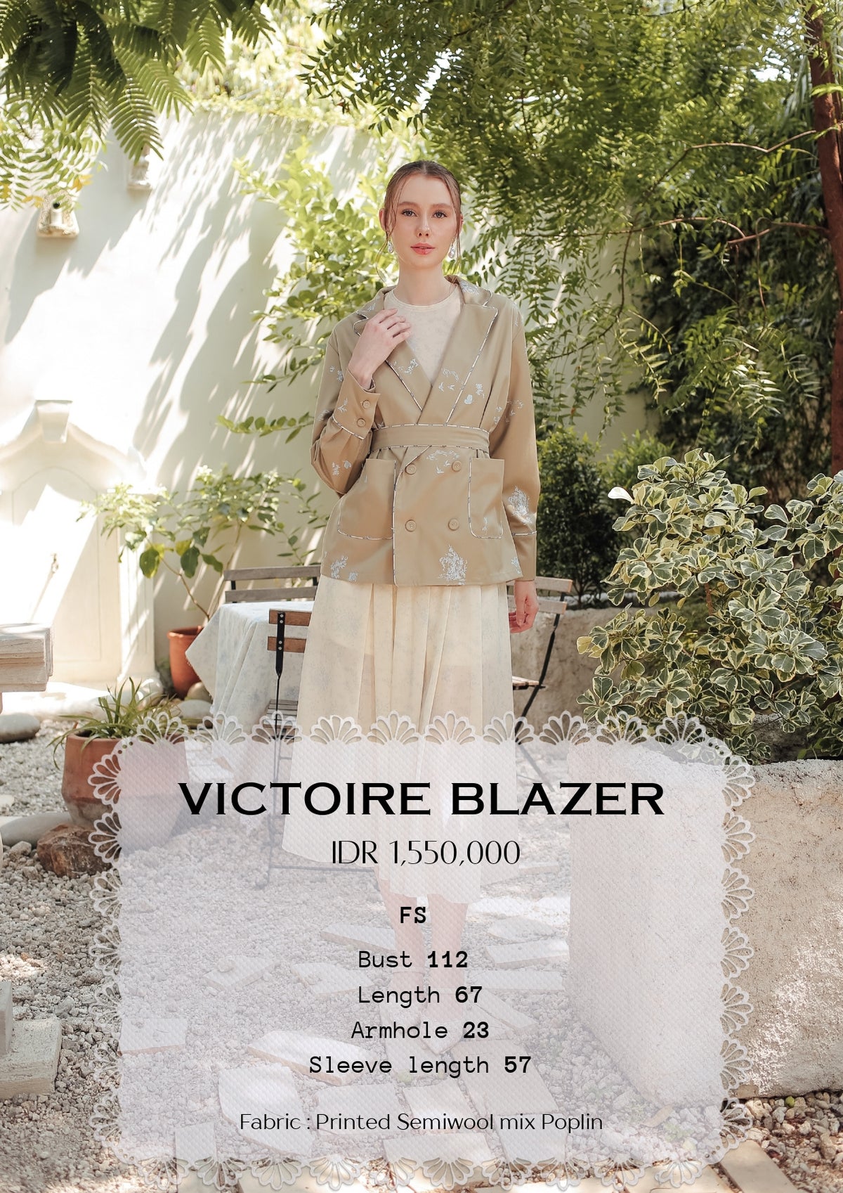 VICTOIRE BLAZER (ARRAY GARDEN FOR TWO)
