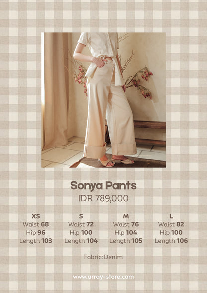 SONYA PANTS  (DAYOFF THE OTHER SIDE)